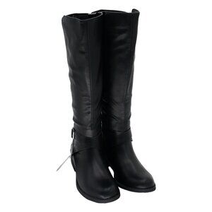 Style Co Women's Margo Tall Black Round Toe Wide Calf Boots US 6M
